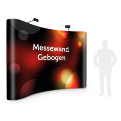 Messewand Gebogen